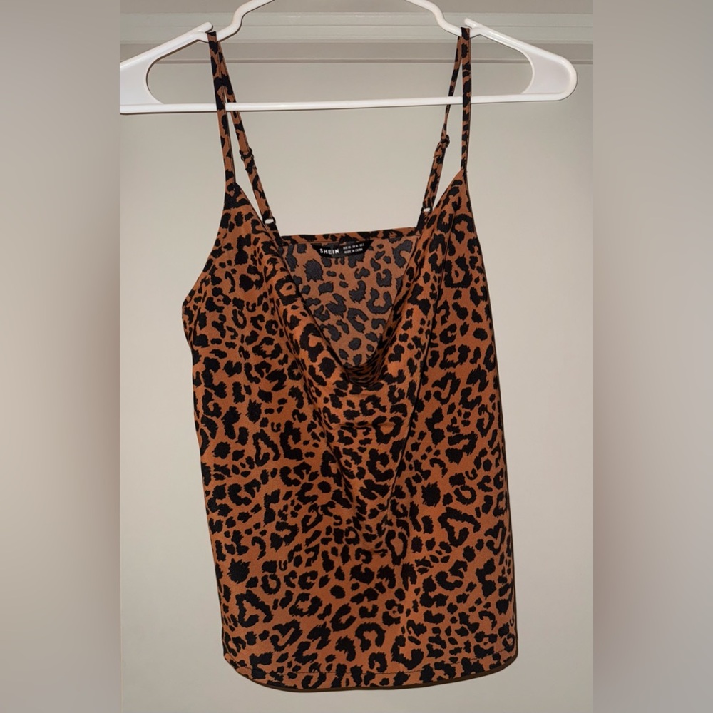 Leopard Print Cami Top